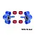 GPM Blue Aluminium Steering Hubs 2Pcs MAK021-B