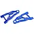 HSP Blue Aluminium Front Lower Suspension Arm Set 081019