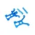 HSP Blue Aluminium Centre Gearbox Mount 102025