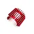 Kyosho Red Aluminium Motor Heat Sink FAW218