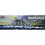 Box art for the Academy 1/350 scale Bismarck battleship model kit, featuring an illustration of the ship at sea.