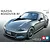 Box art for Tamiya 1/24 scale Mazda Roadster RF plastic model kit featuring a grey sports car on a dark road background.