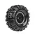 A single Louise 1.9 inch CR-Gravelstage RC crawler tyre mounted on a black multi-spoke wheel against a white background.