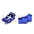 Integy Blue Aluminium Nitro Firestorm Engine Mounts 2Pcs T6631BLUE