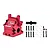 GPM Aluminium Front or Rear Gearbox Housing - Red MKV6012-R