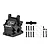 GPM Aluminium Front or Rear Gearbox Housing - Black MKV6012-BK