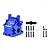 GPM Aluminium Front or Rear Gearbox Housing - Blue MKV6012-B