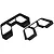 RPM Black LCG Slash 4WD/LCG Slash 4WD/Rally Nerf Bars 70652