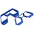 RPM Blue LCG Slash 4WD/LCG Slash 4WD/Rally Nerf Bars 70655