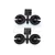 RPM Black Traxxas/HPI/Losi Shock Lower Spring Retainers 73152