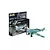 Revell 1/32 scale Messerschmitt BF109G-6 model kit box and a fully assembled, painted model aircraft on a white background.