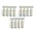 RPM White HPI/Losi/Associated 4.3mm Ball & 3mm/4-40 Thread Rod Ends 12Pcs 73381