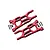 GPM Aluminium Rear Lower Suspension Arms 2Pcs - Red LU4056-R