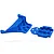 RPM Blue LCG Slash 4WD/Rally Front Bulkhead Set 73565