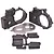 RPM Black Slash 2WD/E-Rustler/E-Stampede/Bandit Gearbox Housing & Rear Mount Set 73612