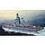 An artistic illustration of the Russian Kirov-class battlecruiser Admiral Lazarev sailing through the ocean.
