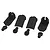 RPM Black 1/10 Traxxas/Durango Shocks Rod Ends & Shock Shaft Guards 80402