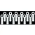 RPM Dyeable White Traxxas Long Rod Ends 12Pcs 80511