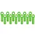 RPM Green Traxxas Long Rod Ends 12Pcs 80514