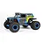 HPI Mini-King Flux Ford Bronco Big Kahuna 4400 RC Monster Truck Electric Brushless 4WD 1/18 Scale RTR - Blue 160807