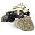 HPI Venture18 Flux-T 1985 Toyota Hilux SR5 RC Rock Crawler Electric Brushless 4WD 1/18 Scale RTR - Creme 161255