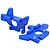RPM Blue T/E-Maxx Rear Bulkhead Set 81075