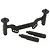 RPM Black Slash 2WD/Nitro Slash Adjustable Front Body Mount Set 81122