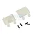 RPM Dyeable White Baja Shock Skid Plates 2Pcs 82161
