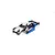 ARRMA 1/10 Vorteks 2WD Clipless Painted Body Shell - Blue ARA-1557