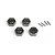 Maverick Aluminium 14mm Hexes 4Pcs - Grey 150472