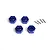 Maverick Aluminium 14mm Hexes 4Pcs - Blue 150473