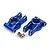 Maverick Aluminium Rear Hub Set - Blue 150489