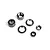Maverick Aluminium Shock Cap Set - Grey 150669