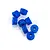 RPM Blue 4mm Nyloc Nuts 8Pcs 70845
