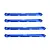 GPM Blue Aluminium Axial RBX10 Ryft Front Upper & Lower Chassis Linkages 4Pcs RBX049F-B