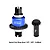 GPM Carbon Steel and Aluminium 12T/30T 32dp/0.8Mod Front Differential Gear Set - Blue MGG1230FS-B