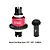 GPM Carbon Steel and Aluminium 12T/30T 32dp/0.8Mod Front Differential Gear Set - Red MGG1230FS-R