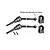 GPM Carbon Steel Rear CVD Driveshafts 2Pcs SLAM040RS-BK