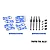 GPM Aluminium WIDEMAXX Suspension Kit - Blue TXMMWIDE/KIT-B
