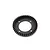 A black Kyosho 41T differential ring gear for RC cars, featuring a circular design with gear teeth on the outer edge and four mounting holes.