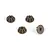 Four sintered metal 8T internal differential gears for Maverick RC vehicles arranged on a white background.
