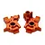 Atrek Aluminium Gearbox Case Set - Orange 2109