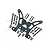 GPM Aluminium Rear Shock Tower - Black TT2B030-BK