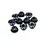 RC Maker Aluminium Heavy Duty M3 Threaded Inserts 10Pcs - Black RCM-SP-2062A
