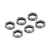 Atrek 10x15x4mm Metal Shielded Ball Bearings 6Pcs 2045