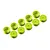 XRAY Front 4WD Hard Aerodisk Rims 10Pcs - Yellow 369902-Y