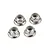 Atrek Steel 4mm Flanged Nyloc Nuts 4Pcs 1035