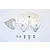 GPM Racing silver aluminium turntable coupler set for RC trucks including main plate, latch, and five assorted screws on a white background.