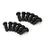 Atrek 2.6x7mm Coarse Thread Binder Head Screws 10Pcs 1003
