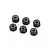 Atrek Steel 3mm Nyloc Nuts 6Pcs - Black 2013